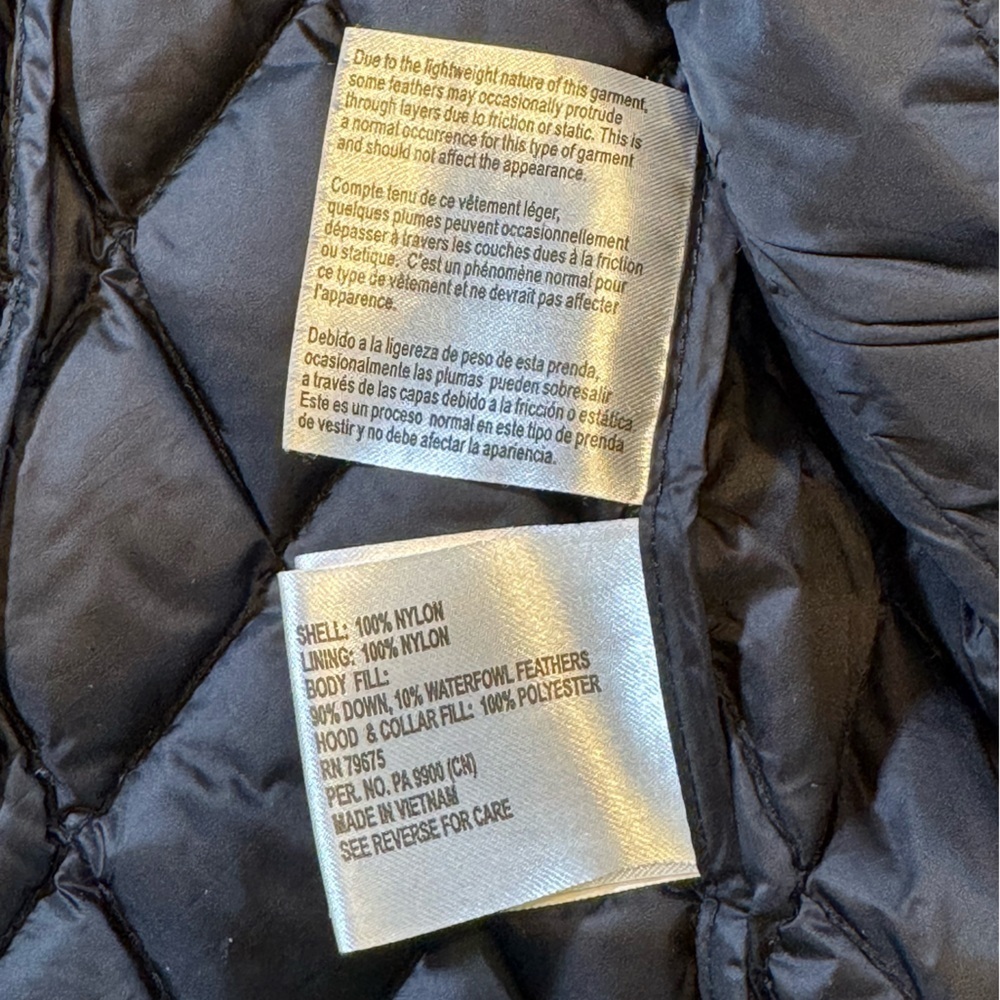 Michael Kors Packable Women's Black Down Fill Quilted Puffer Vest - Picture 7 of 10